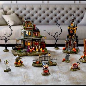 Disney Halloween village